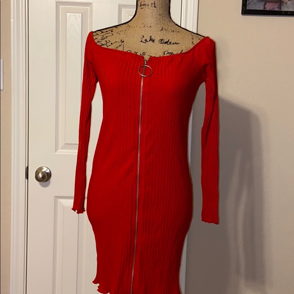 Red dress